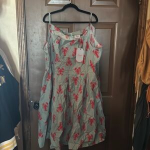 ModCloth dress and cardigan set